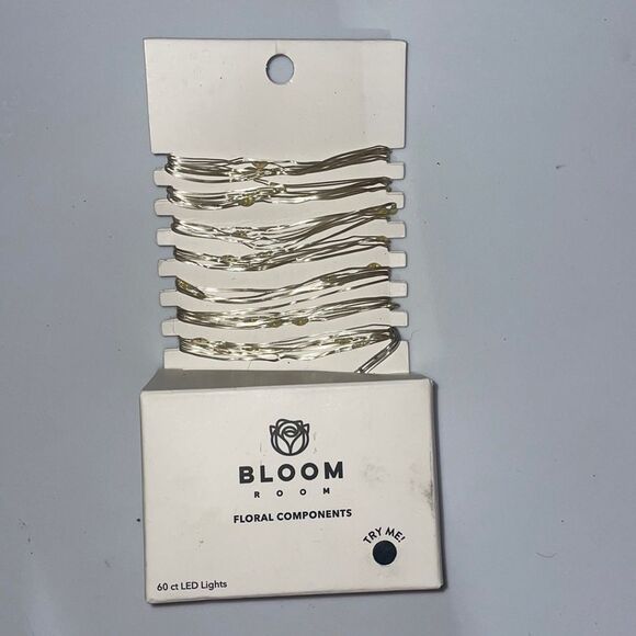 Bloom Room 60 ct LED Mini Silver Wire with Warm White String Lights - Picture 4 of 5